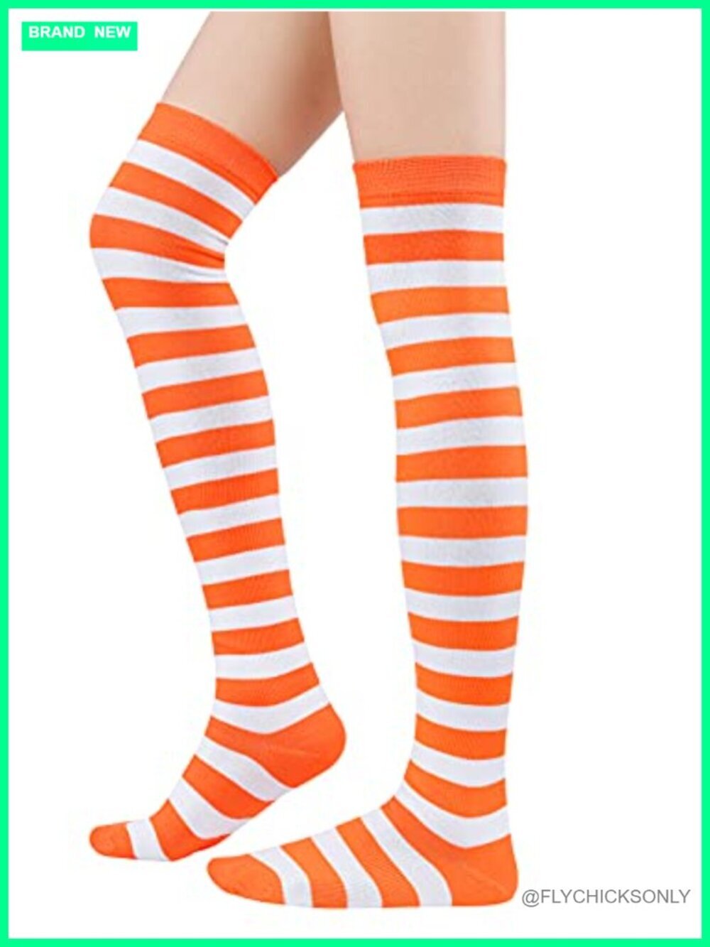 Striped Thigh High Socks Over the Knee Athletic Tube Socks for Women